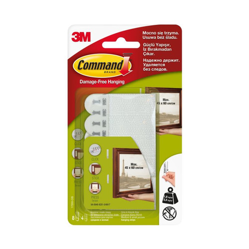 3M Command Picture Hanging Strips 12pcs