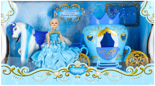 Dreamy Carriage Princess Doll Playset 3+