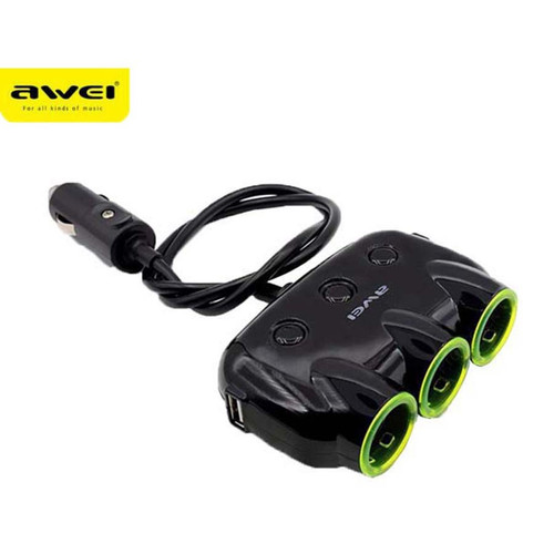 AWEI Car Charger Cigarette Lighter Adapter C-35