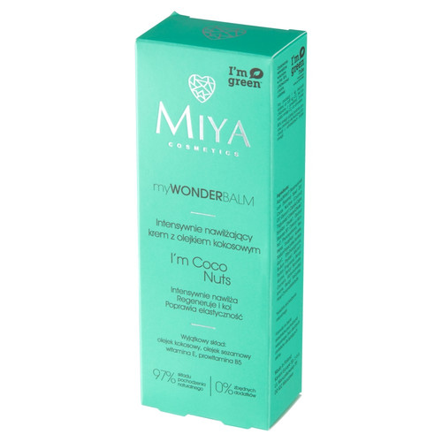 MIYA myWonderBalm I'm Coco Nuts Moisturizing Face Crean Coconut 97% Natural Vegan 75ml