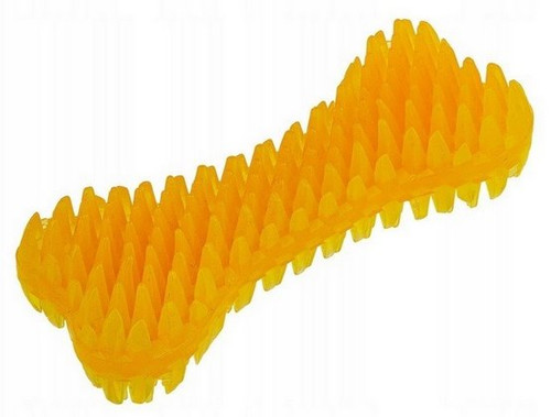 Dog Toy Rubber Bone Dent 12cm, assorted colours