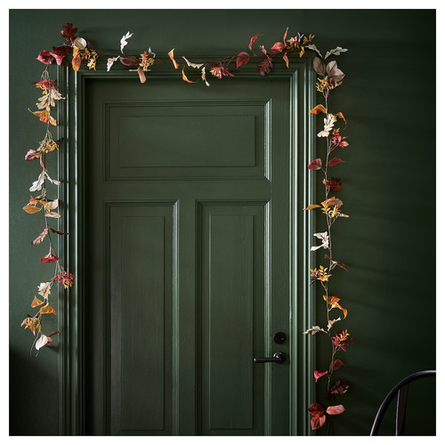 HÖSTAGILLE Artificial garland, natural, 4 m