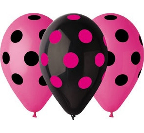 Balloons Set Premium Hen Night 12" Dots 5pcs