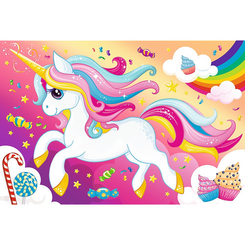 Trefl Children's Puzzle Beautiful Unicorn 100pcs 5+