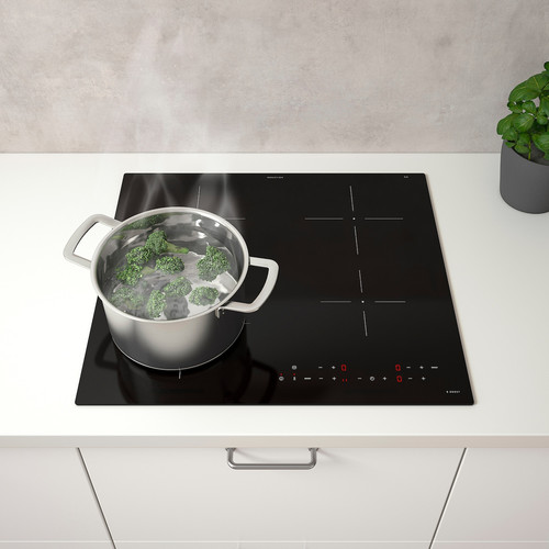 MATMÄSSIG Induction hob, black IKEA 300 black, 59 cm