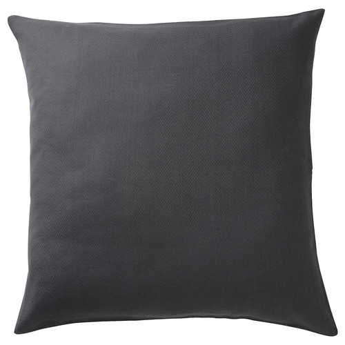 PRAKTSALVIA Cushion cover, anthracite, 50x50 cm