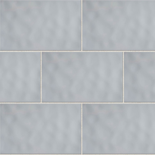 Glazed Tile Alexandrina Cersanit 25 x 40, white ripple, 1.2 m2