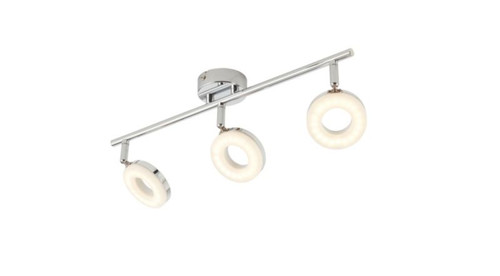 GoodHome Ceiling Spotlight Muesis 3x LED, chrome