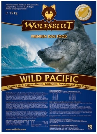 Wolfsblut Dog Food Adult Wild Pacific Fish with Potato 15kg