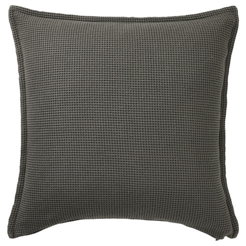KLOTSTARR Cushion cover, anthracite, 50x50 cm