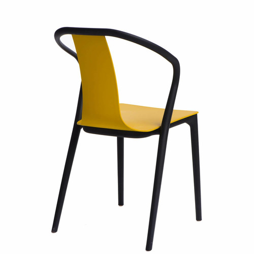 Chair Bella, black/yellow