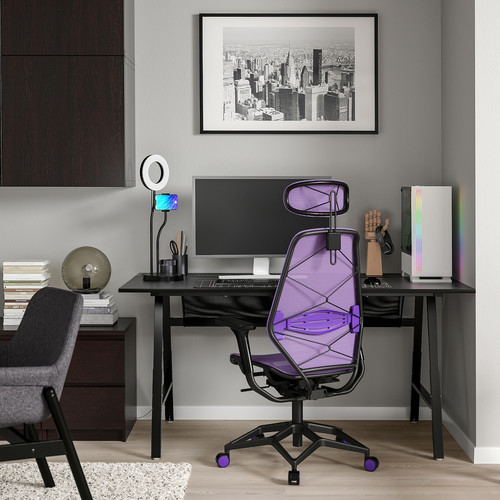 UTESPELARE / STYRSPEL Gaming desk and chair