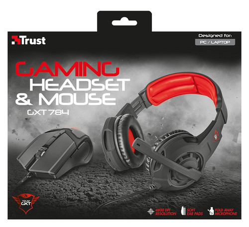 Trust Gaming Headset and Mouse GXT 784