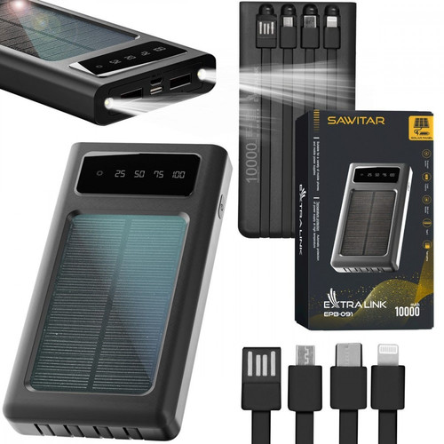 Extralink Power Bank Powerbank EPB-091 EX.19645, black