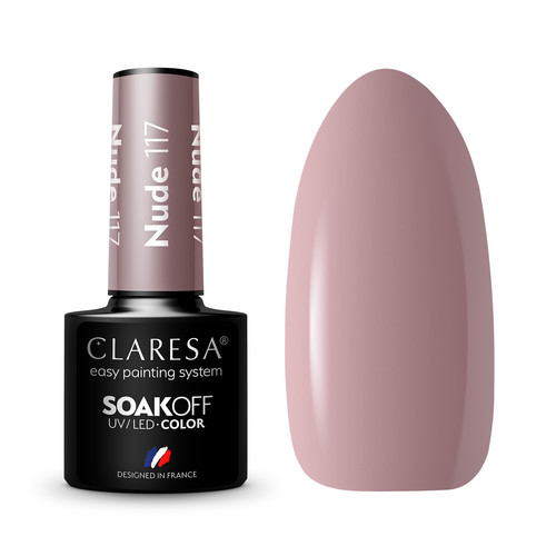 CLARESA UV/LED Color Gel Polish Nude 117 5g