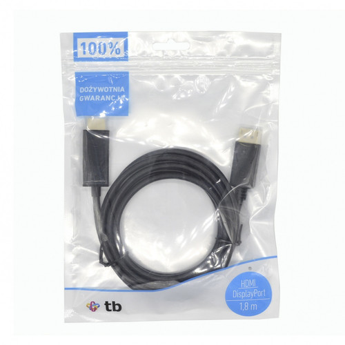 TB DisplayPort- HDMI Cable 1.8m, black