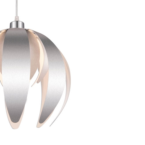 GoodHome Pendant Lamp Pleiones E27, aluminium