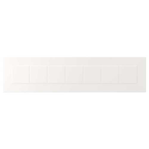 STENSUND Drawer front, white, 80x20 cm