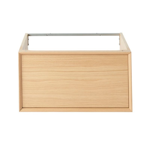 GoodHome Basin Cabinet with Drawer Avela 60 cm, oak effect