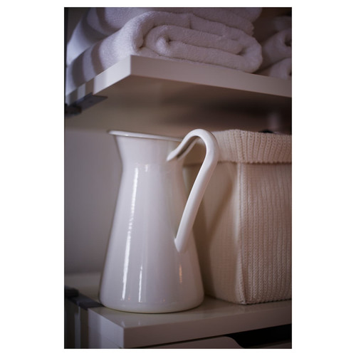 SOCKERÄRT Vase, white, 1.4 l