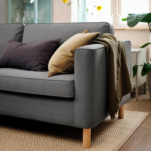 PÄRUP 3-seat sofa, Vissle grey
