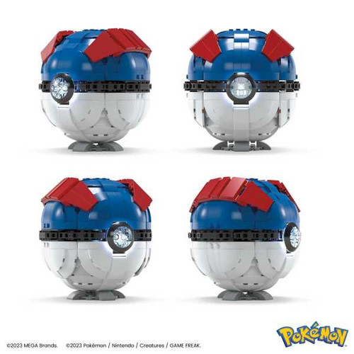 MEGA Pokémon Jumbo Great Ball Building Kit With Lights HMW04 10+
