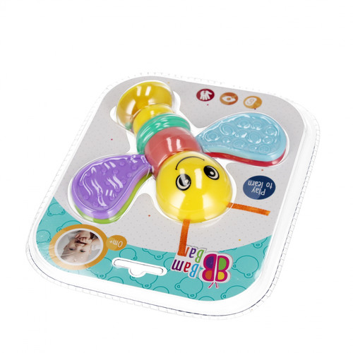 Bam Bam Rattle Bee, assorted colours, 0m+