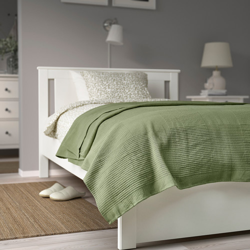 INDIRA Bedspread, grey-green, 150x250 cm