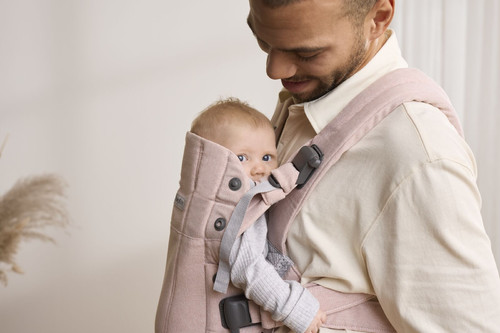 BABYBJORN Baby Carrier Harmony, Woven, Light pink mélange