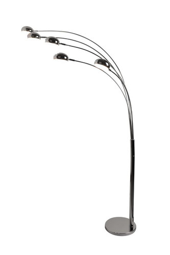 LED Floor Lamp GoodHome Coolah 2500 lm, chrome