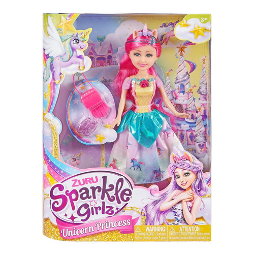 Zuru Sparkle Girlz Princess with Unicorn 10.5" 3+