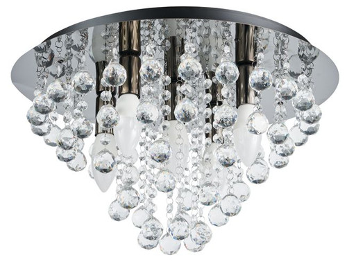 Ceiling Lamp London Crystal 5 x E14, gold