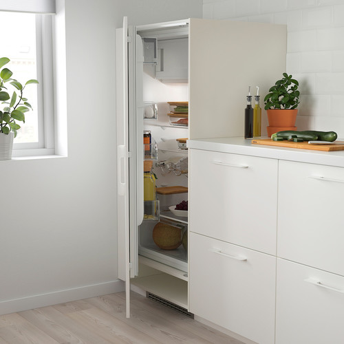 FÖRKYLD Fridge with freezer compartment, IKEA 500 integrated, 174/14 l
