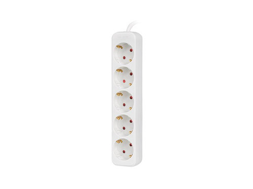 Lanberg Power Strip 3m 5x Schuko Outlet PS0-05F-0300-W, white