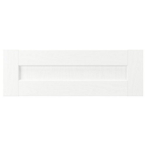 ENKÖPING Drawer front, white wood effect, 60x20 cm