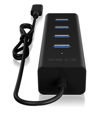 Icy Box Type-C™ to 4 port USB 3.0 Hub IB-HUB1409-C3