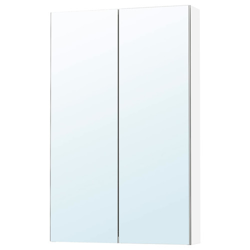 LETTAN Mirror cabinet with doors, mirror effect/mirror glass, 60x15x95 cm