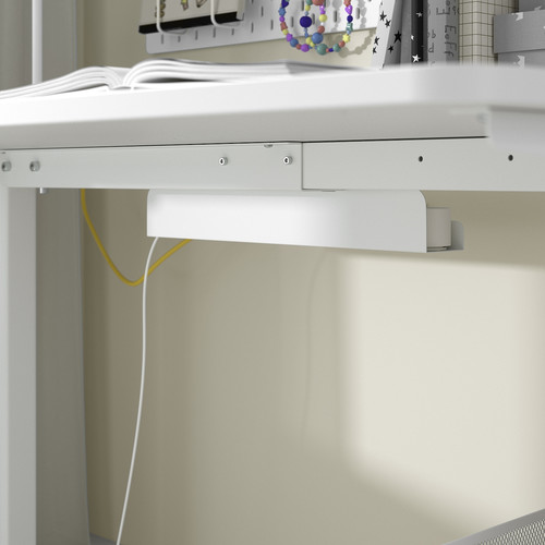 RELATERA Desk combination, white, 117x60 cm