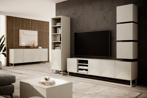 TV Cabinet Asha 200cm, cashmere/cashmere