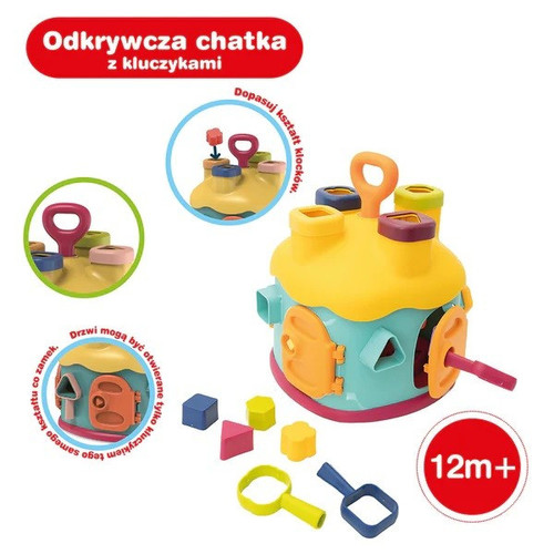 Shape Sorter Cottage with Keys 12m+