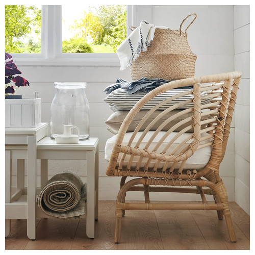 BUSKBO Armchair, rattan