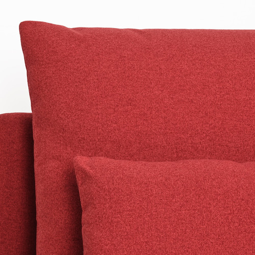 SÖDERHAMN Corner sofa, 6-seat, Tonerud red