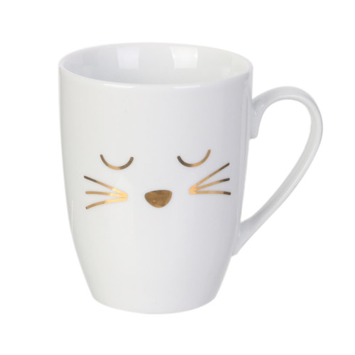 Mug with Spoon Cat 350ml