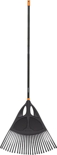 Fiskars Leaf Rake with Pop-up Garden Bag