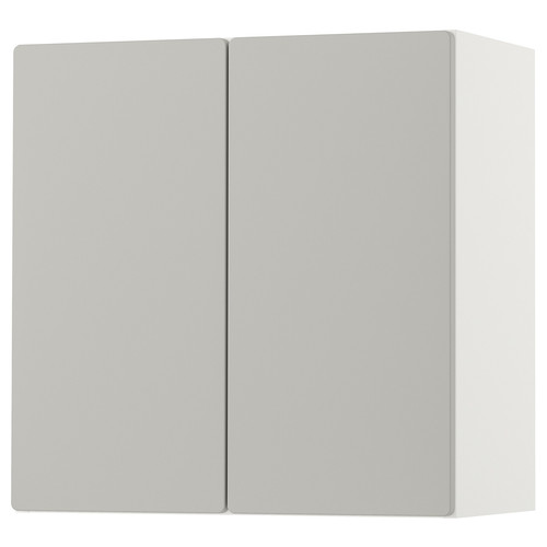 SMÅSTAD Wall cabinet, white grey, with 1 shelf, 60x30x60 cm