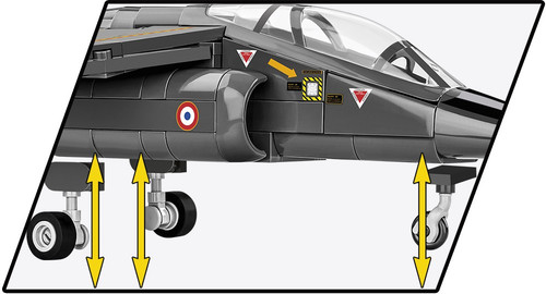 Cobi Blocks Armed Forces Alpha Jet 364pcs 8+