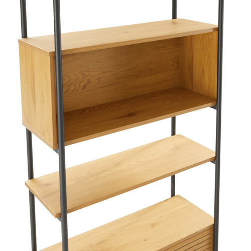 Shelving Unit Lattes, oak-look