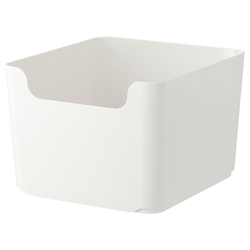 PLUGGIS Waste sorting bin, white, 14 l