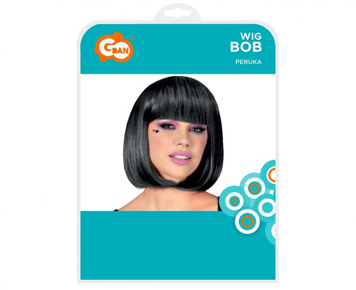 Synthetic Wig Artificial Hair Bob, black