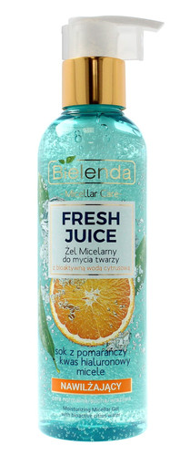 Bielenda Fresh Juice Moisturizing Micellar Gel with Bioactive Citrus Water 190g